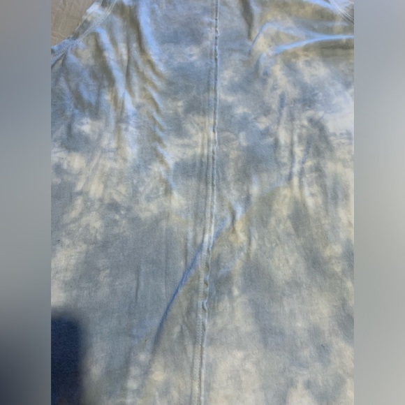 Gap Blue Tie Dye Print Tank T-Shirt trapeze style M EUC - Picture 3 of 4